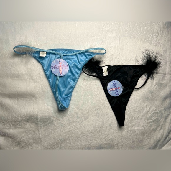 Rare Miss Fifi Thong Panties, Size Medium - Picture 2 of 4